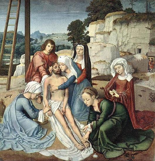 Gerard David The Deposition Spain oil painting art